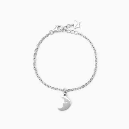 BRACCIALE ARGENTO CON LUNA BLUE MOON