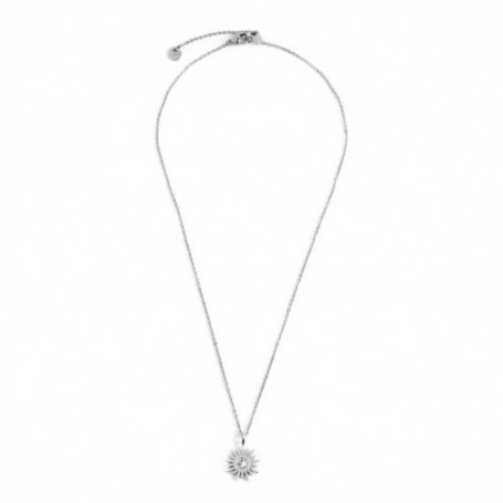 COLLANA PENDENTE SOLE 15MM CRISTALLI