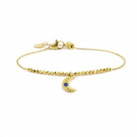 BRACCIALE LUNA PENDENTE CON CRISTALLO