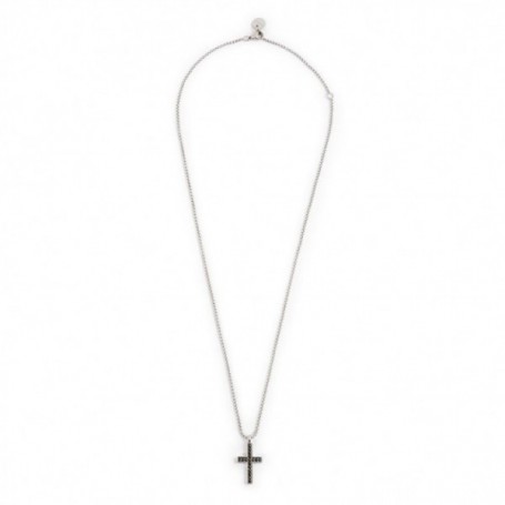 COLLANA CON PENDENTE A CROCE 20MM