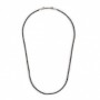 COLLANA CON AGATA NERA SFACCETTATA