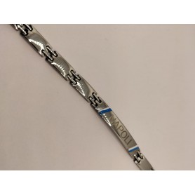 BRACCIALE NAPOLI IN ACCIAIO