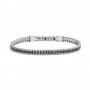 BRACCIALE TENNIS 2,5MM CON CATENA