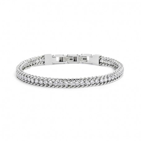 BRACCIALE TENNIS 3MM CON CATENA