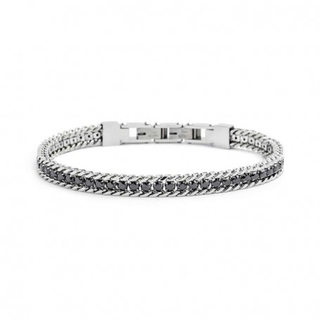 BRACCIALE TENNIS 3MM CON CATENA