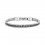 BRACCIALE TENNIS 3MM CON CATENA