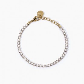 BRACCIALE IN ACCIAIO 316L E PVD GOLD