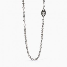 COLLANA IN ACCIAIO 316L E PVD GUNMETAL