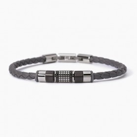 BRACCIALE IN ACCIAIO 316L E PVD GUNMETAL