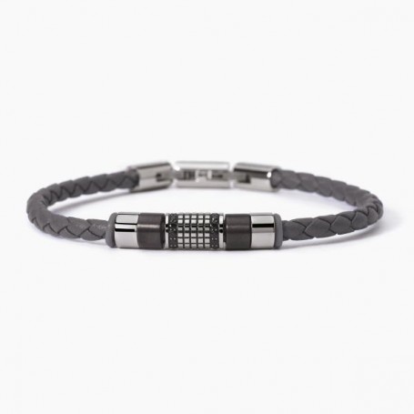 BRACCIALE IN ACCIAIO 316L E PVD GUNMETAL