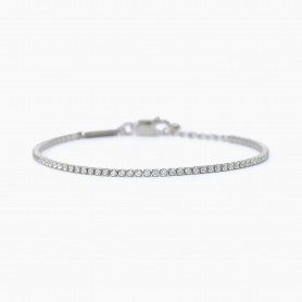 BRACCIALE TENNIS BIANCO