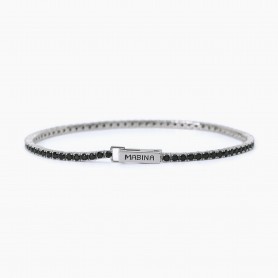 BRACCIALE TENNIS NERO