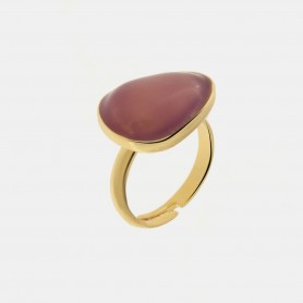 ANELLO IN METALLO CON PIETRA