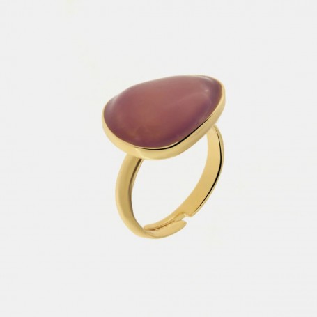ANELLO IN METALLO CON PIETRA