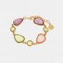 BRACCIALE IN METALLO CON CRISTALLI