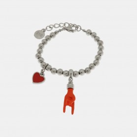 BRACCIALE IN METALLO CON PENDENTE