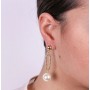 ORECCHINI IN METALLO MAXI CATENA