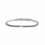 BRACCIALE TENNIS CRISTALLI NERI 3MM