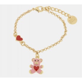 BRACCIALE IN METALLO CON ORSETTO