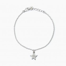 BRACCIALE IN ARGENTO CON STELLINA