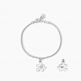 BRACCIALE IN ARGENTO CON PUZZLE