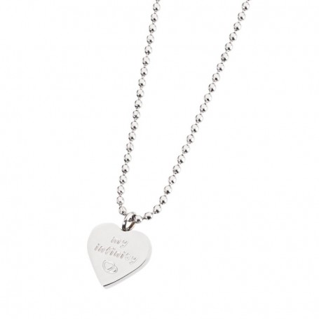 COLLANA CON CUORE PENDENTE TURCHESE