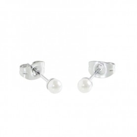 ORECCHINI LOBO CON SFERA DI 4 MM