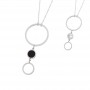 COLLANA CON CERCHIO ACRILICO