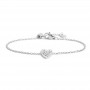 BRACCIALE CUORE CON CRISTALLI