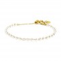 BRACCIALE CATENA CON PERLE 3,3MM