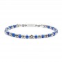 BRACCIALE CON RONDELLE IN PIETRA