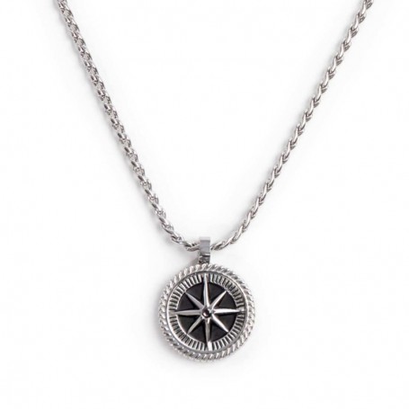 COLLANA ROSA DEI VENTI PENDENTE