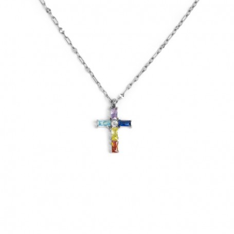 COLLANA CROCE PENDENTE