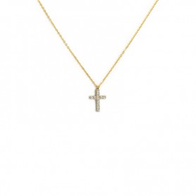 COLLANA CROCE PENDENTE 1,4CM