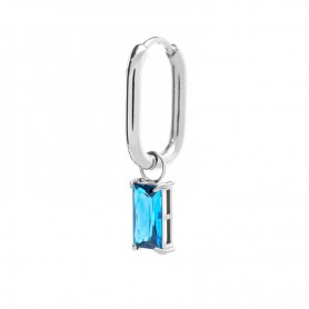 ORECCHINO OVALE CON ZIRCONE