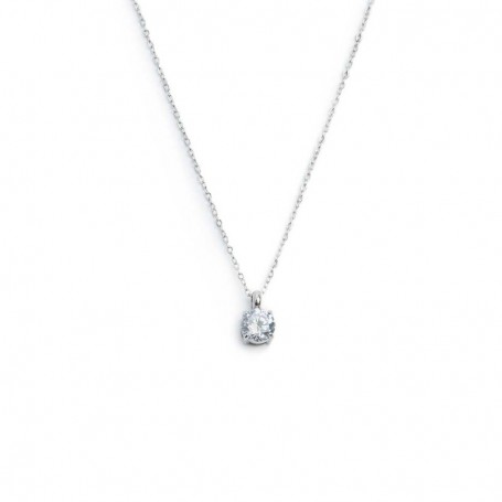 COLLANA CATENA CUTTING CROSS ZIRCONE