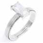 ANELLO CON ZIRCONE BAGUETTE