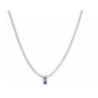 COLLANA CATENA SNAKE CON ZIRCONE