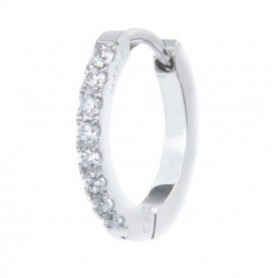 ORECCHINO A CERCHIO 1,6CM CON ZIRCONI