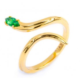 ANELLO SERPENTE CON ZIRCONE