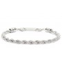 BRACCIALE CATENA CORDA 5MM