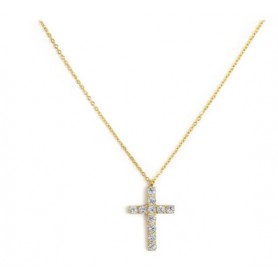 COLLANA CROCE PENDENTE 2,6CM