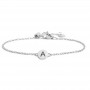BRACCIALE CON LETTERA SMALTATA