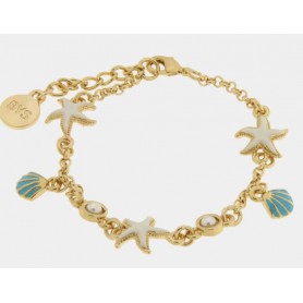 BRACCIALE IN METALLO CON STELLE MARINE
