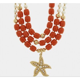 COLLANA IN METALLO CONCHIGLIA