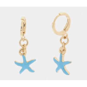 ORECCHINI IN METALLO CON STELLE