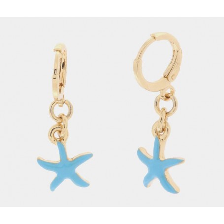 ORECCHINI IN METALLO CON STELLE