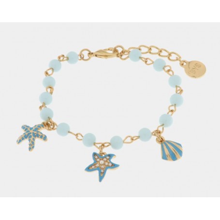 BRACCIALE IN METALLO CON CONCHIGLIA
