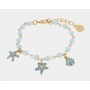BRACCIALE IN METALLO CON CONCHIGLIA
