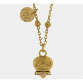 COLLANA IN ACCIAIO CON CAMPANELLA